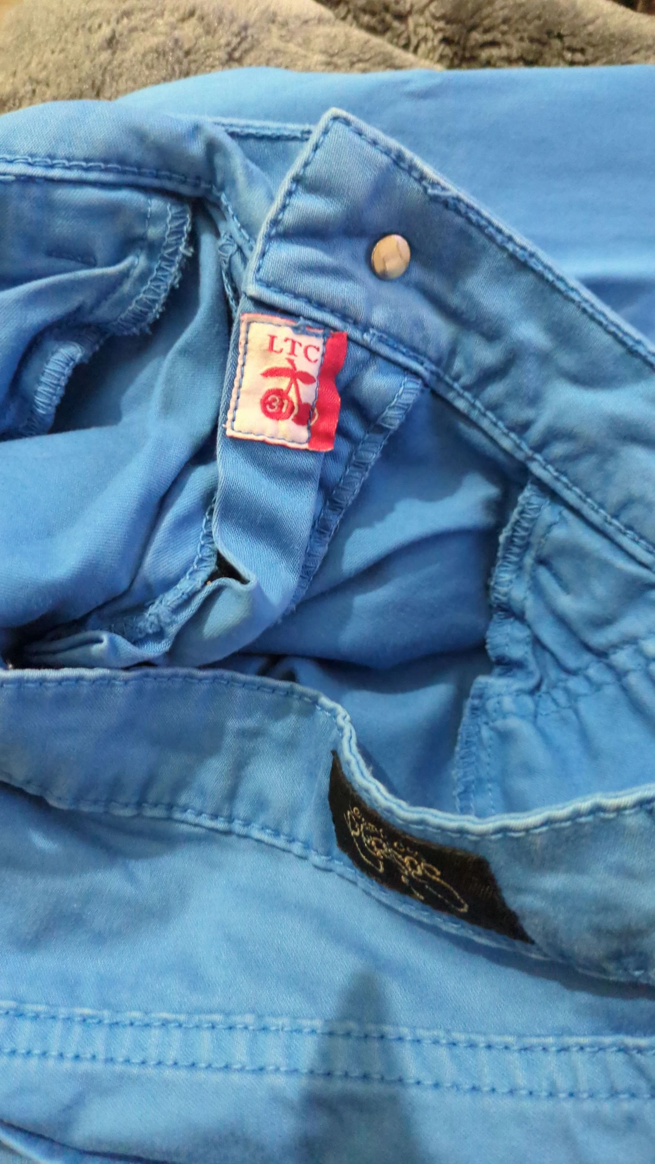 Jeans feminino azul Le Temps des Cerises – photo 7